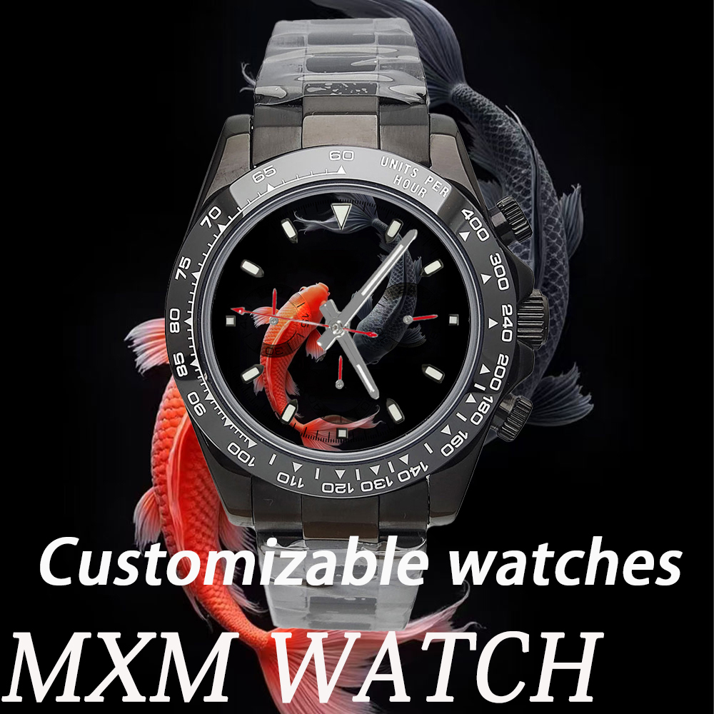 Stainless Bracelet Diver - Individualisierte Kreative VK63 Uhr 39,3mm Herren-Chronograph