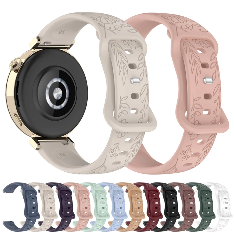 Silicone Watch Band 22Mm - 20 22mm 3D-Blumen-Silikonarmband für Samsung Galaxy