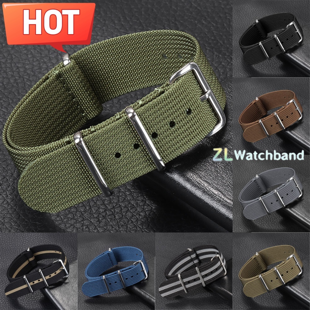 Nato Strap Nylon - Neues geripptes Nylon-Uhrenarmband, 18 mm, 20