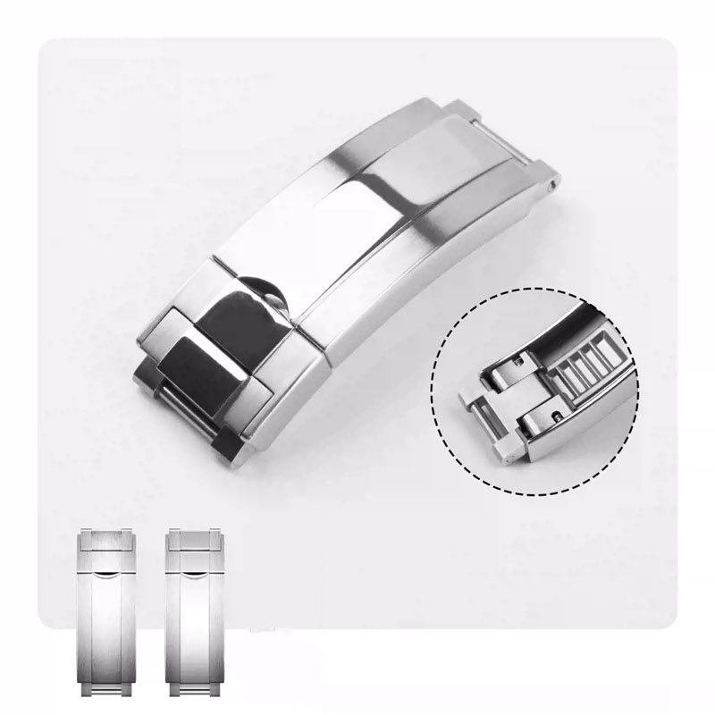 Rolex Watch Submariner - 16*9mm Edelstahl Slider Lock Uhrenverschluss für