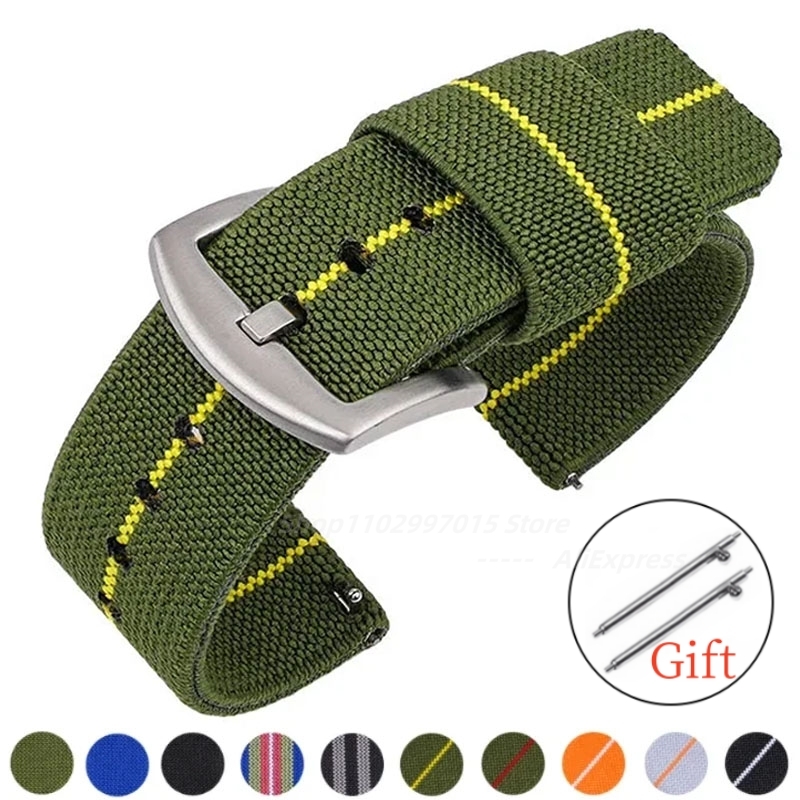 Nato Strap Nylon - Nylon-Uhrenarmband, 18 mm, 20 mm, 22