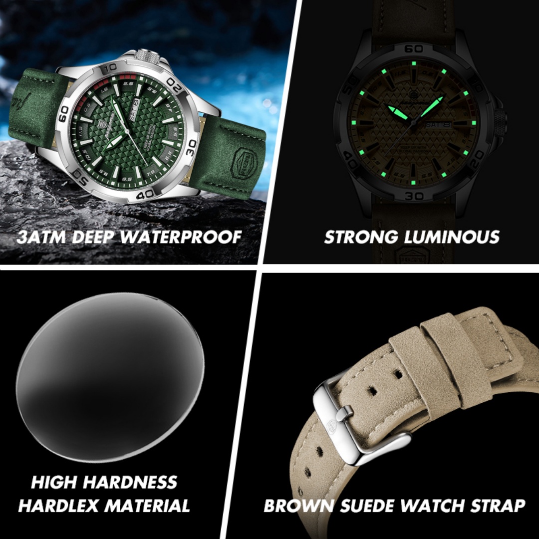 PAAZOMU Luxusmarke Herrenuhren – Leather Watch Band Men Bewertung und Preis