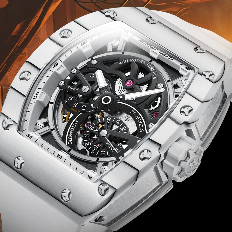 BONEST GATTI Herren Mechanisch – Rubber Strap Diver Bewertung und Preis