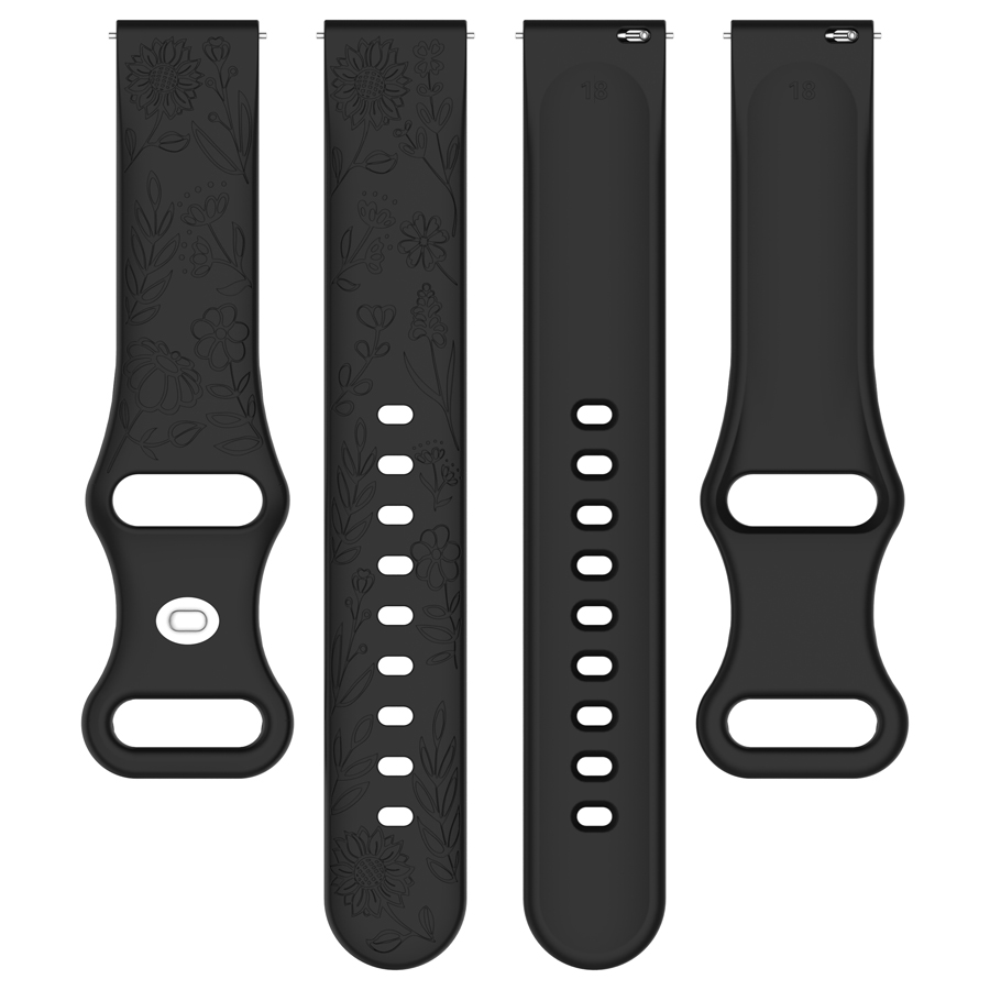 20 22mm 3D-Blumen-Silikonarmba – Silicone Watch Band 22Mm Bewertung und Preis