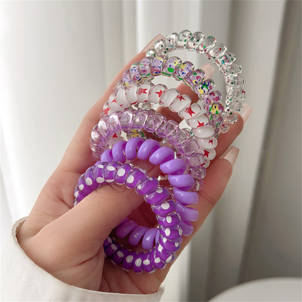 6 Stück Süße Bunte Spiralförmi – Silicone Band Women Bewertung und Preis