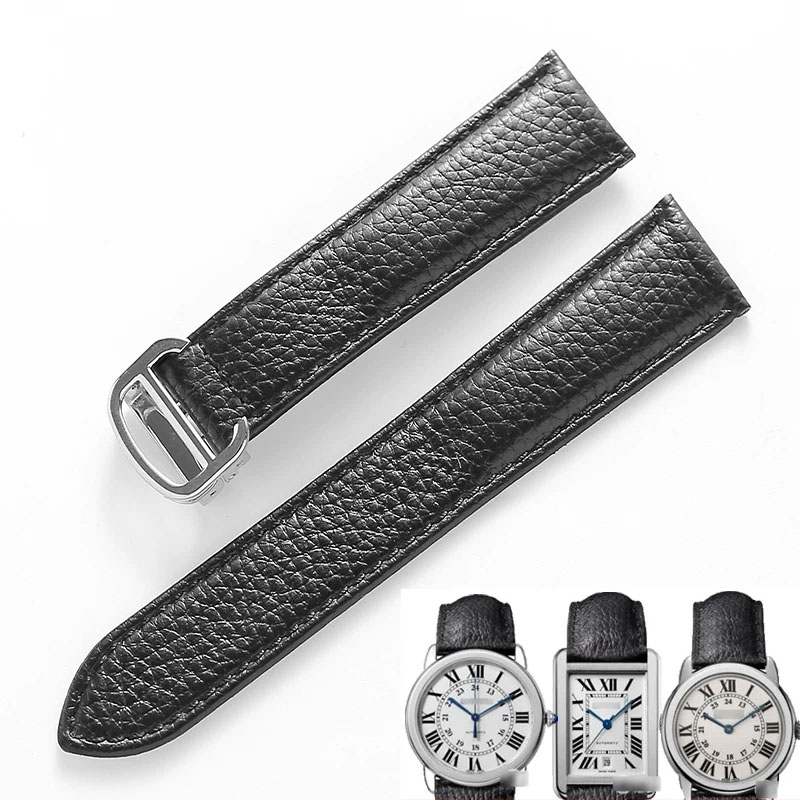 Echtes Leder-Uhrenarmband für  – Cartier Watch Tank Bewertung und Preis