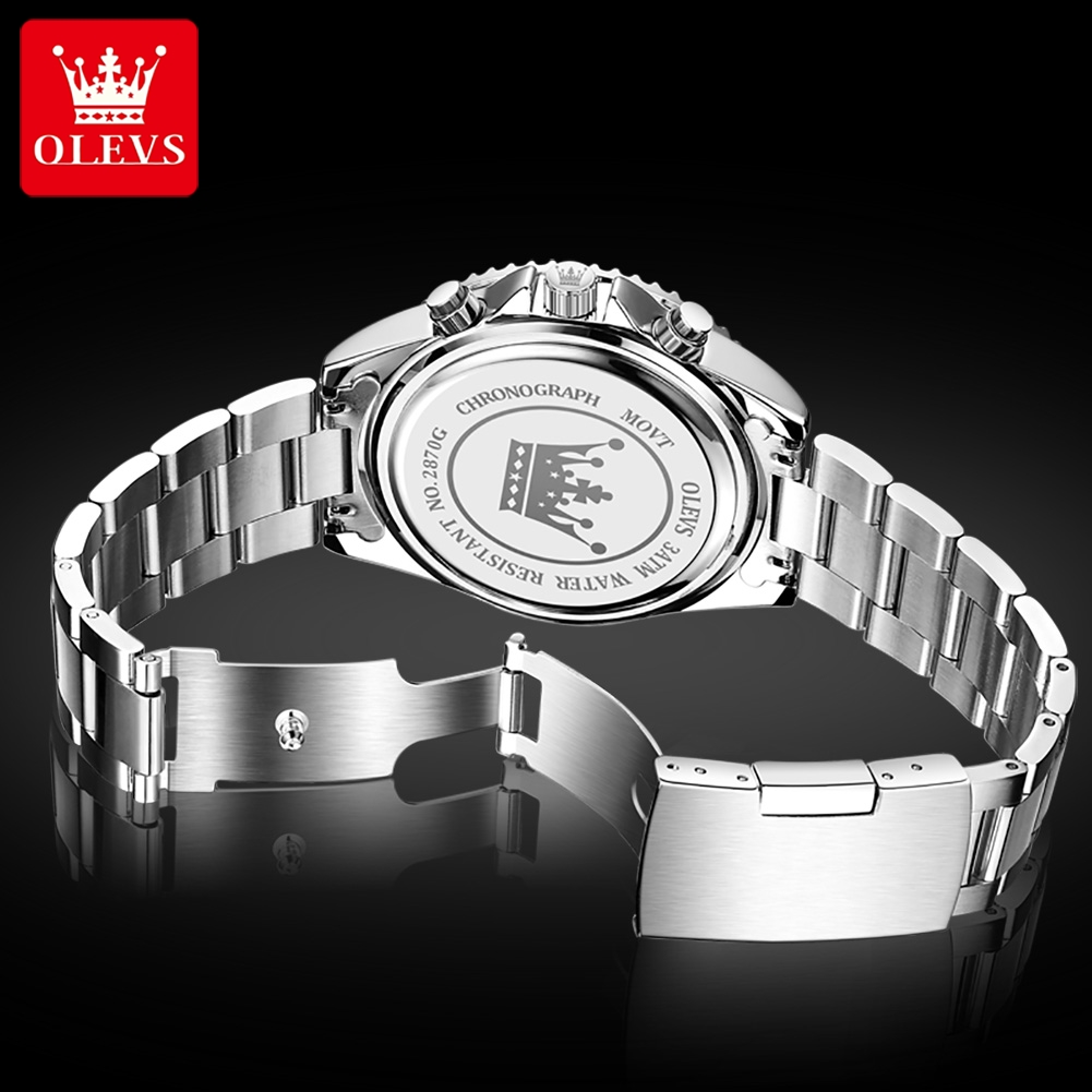OLEVS 2870 Herrenuhren Mondpha – Rolex Watch Datejust Bewertung und Preis