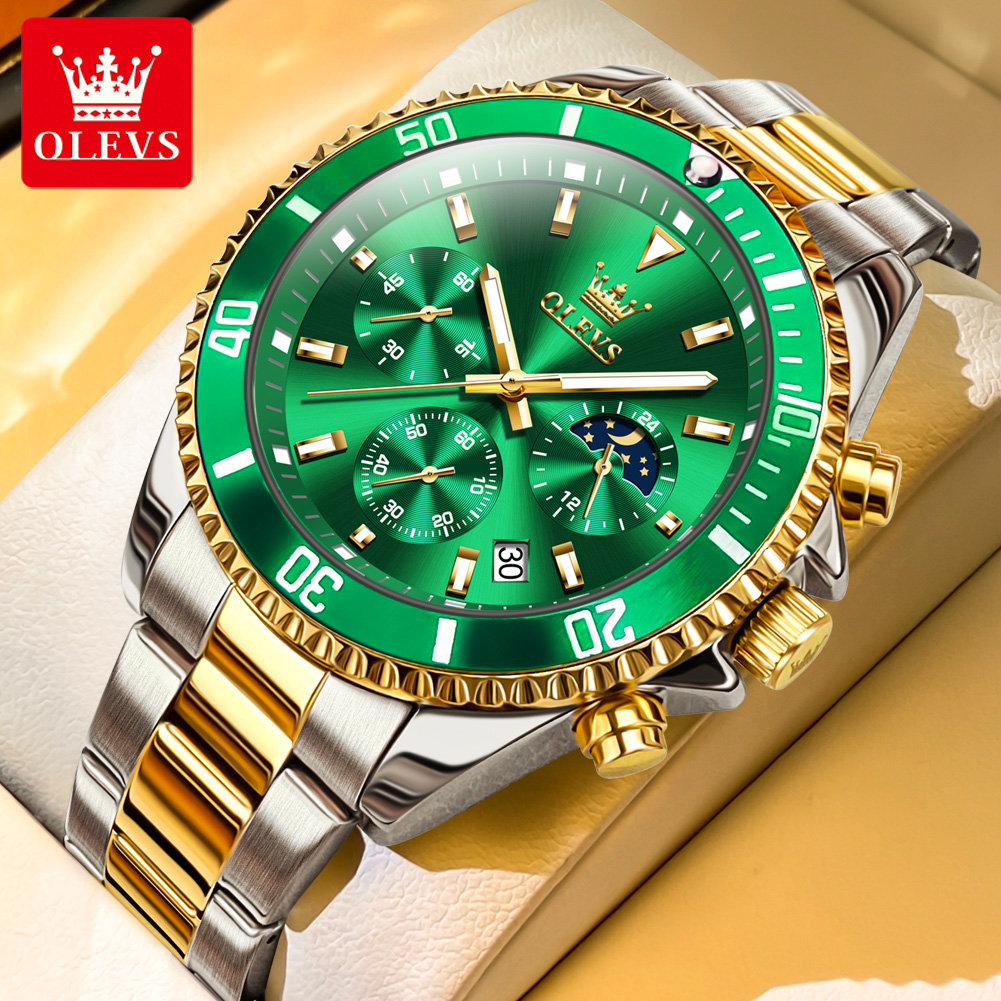 OLEVS 2870 Herrenuhren Mondpha – Rolex Watch Datejust Bewertung und Preis