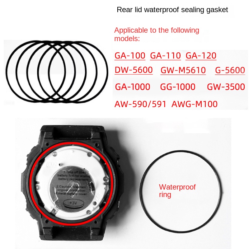 Wasserdichter Ring der hintere – Casio Watch G-Shock Ga-2100 Bewertung und Preis