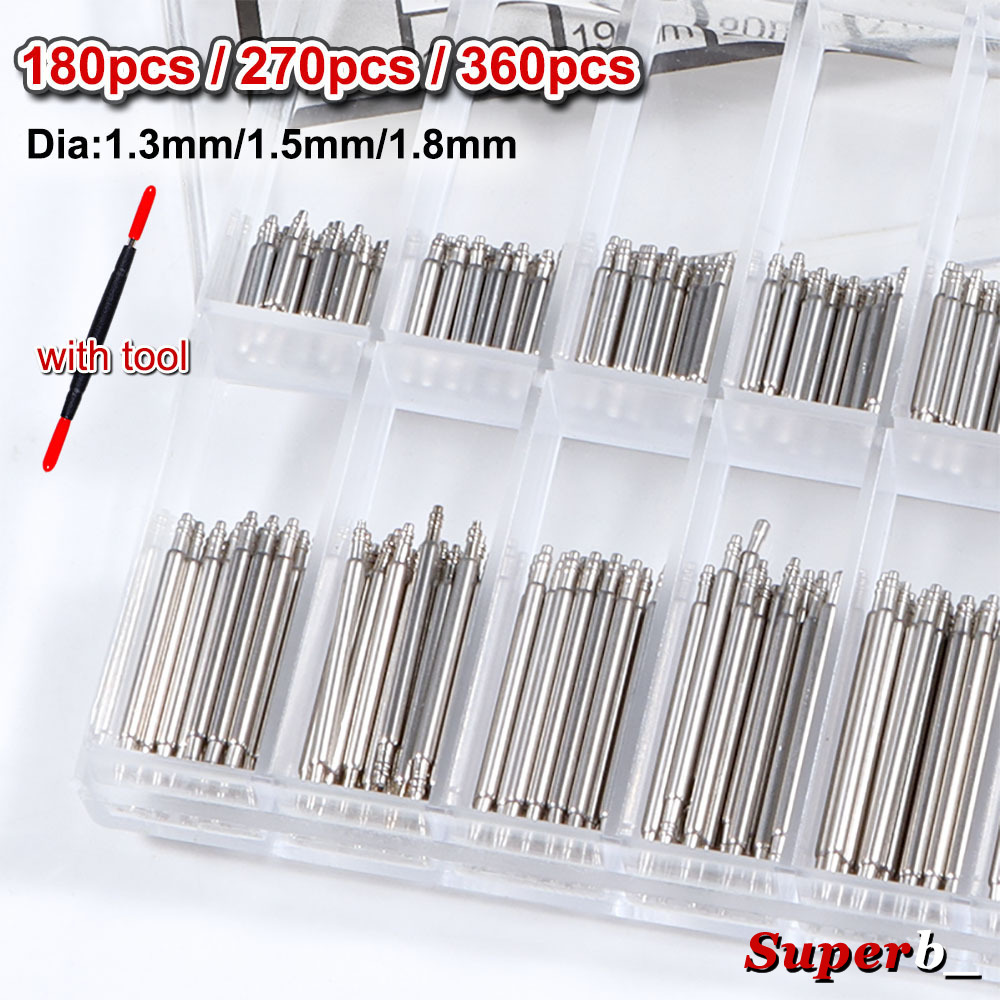 360 Stück Edelstahl-Federstege – Spring Bar Tool Set Bewertung und Preis
