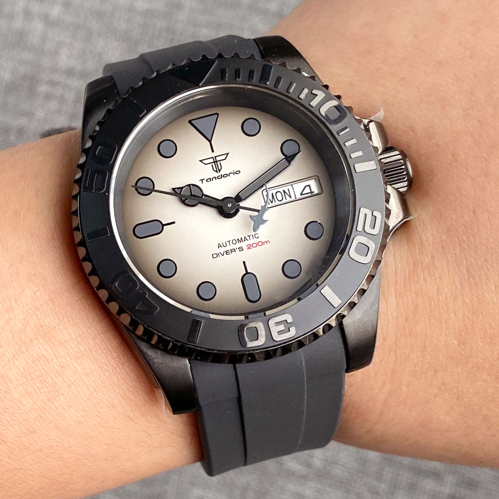 Tandorio 200m wasserdicht nh36 – Rubber Strap Diver Bewertung und Preis