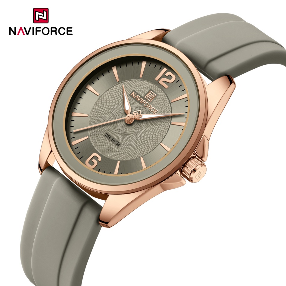 Neuer Stil NAVIFORCE Damenuhre – Silicone Band Women Bewertung und Preis