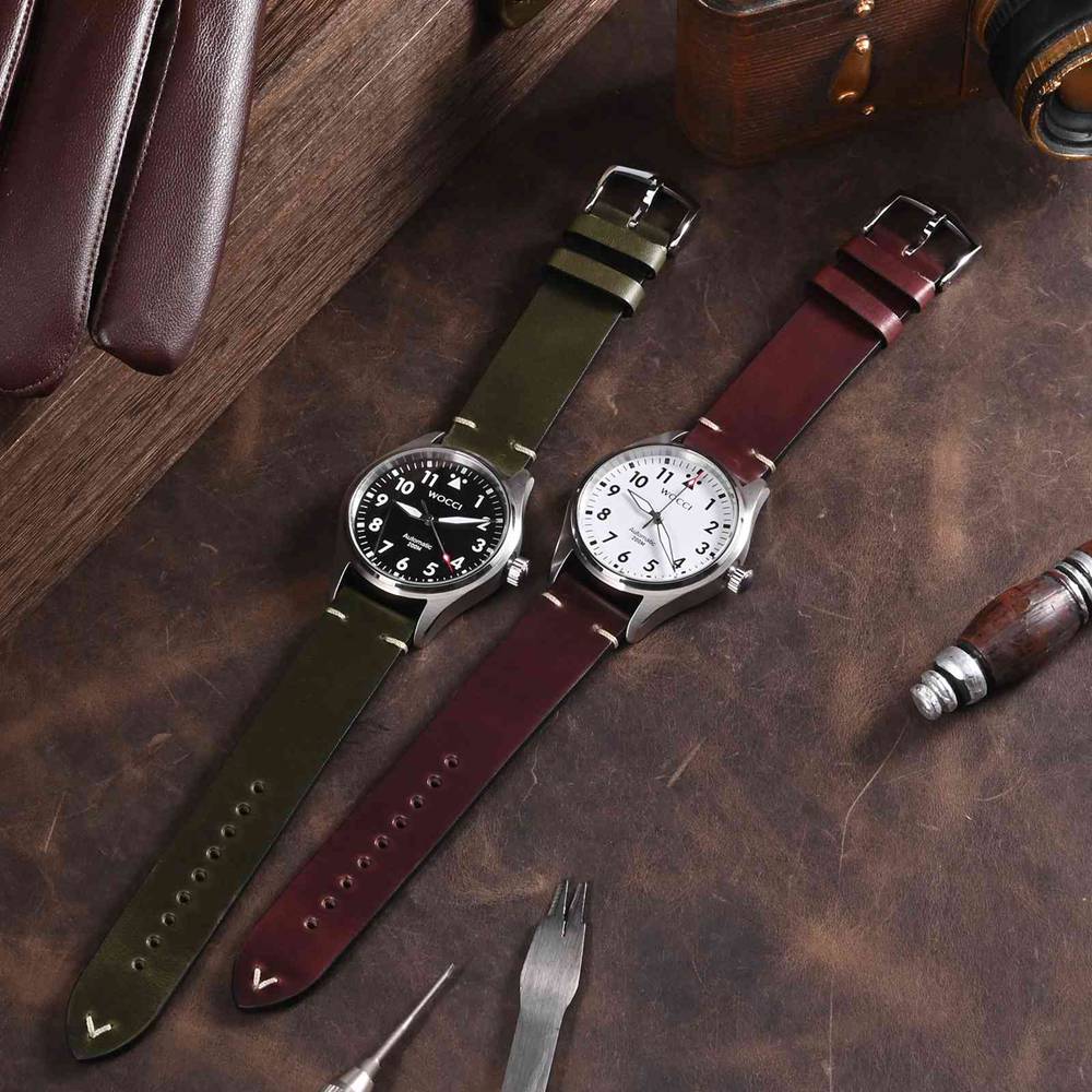 Wocci Öl Wachs Leder Uhren arm – Leather Strap Quick Release Bewertung und Preis