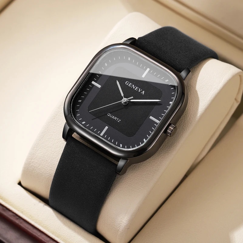 Modische klassische Herrenuhr  – Leather Watch Band Men Bewertung und Preis
